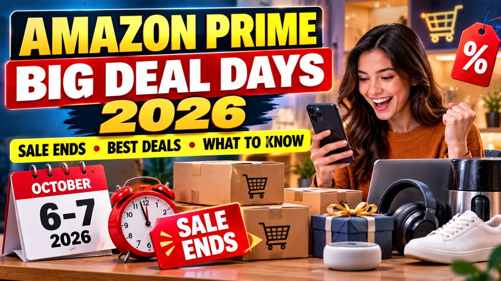 Amazon Prime Big Deal Days 2026 sale dates, deals and shopping update