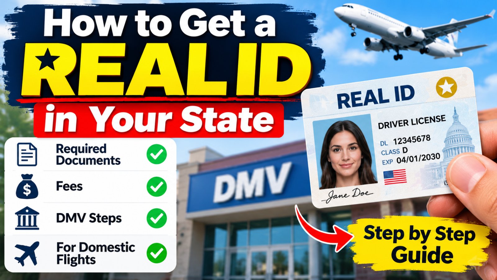 How to get a REAL ID in your state with required documents and DMV application steps