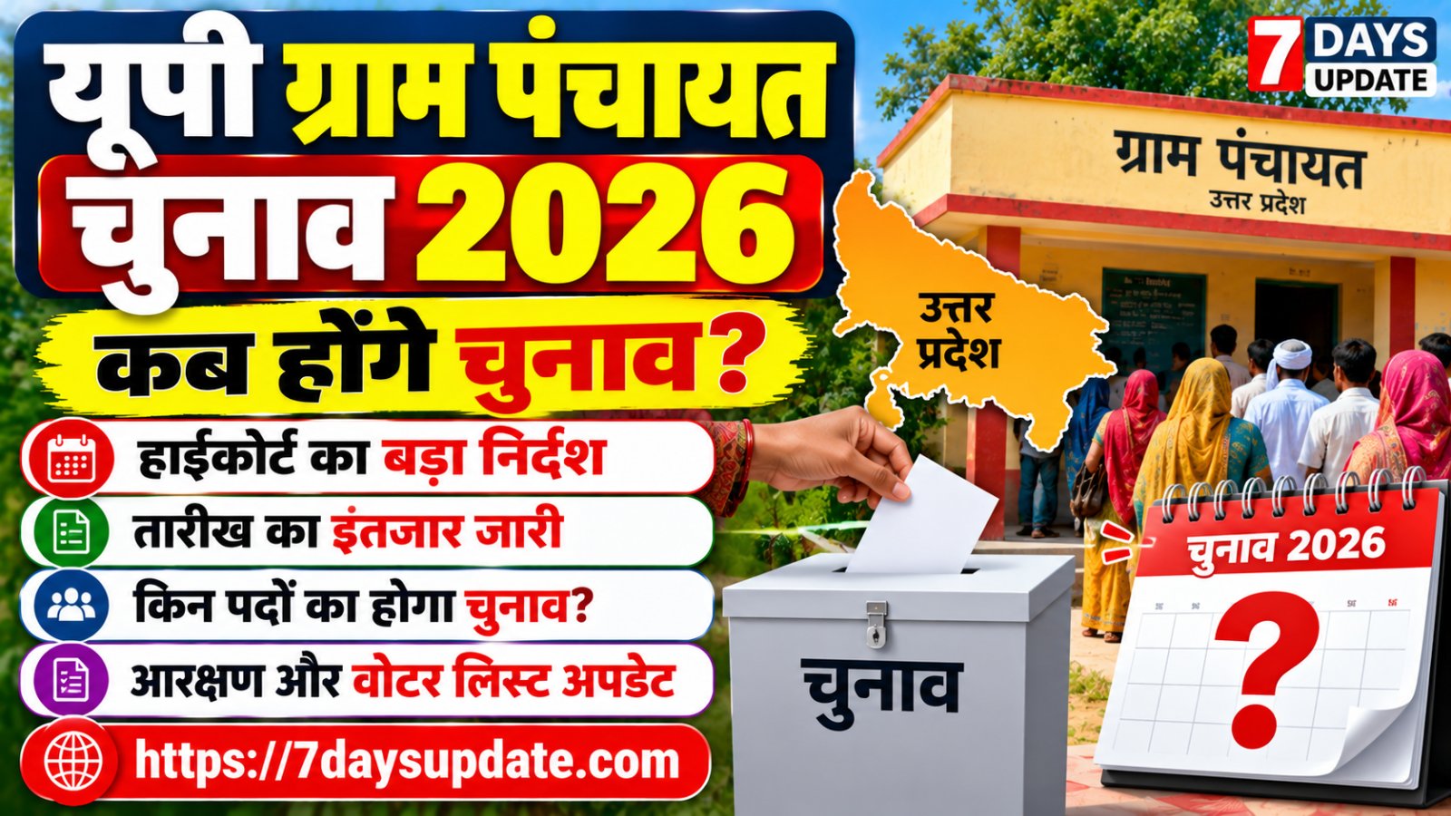 UP Gram Panchayat Chunav 2026: यूपी में पंचायत चुनाव कब होंगे? हाईकोर्ट का बड़ा निर्देश